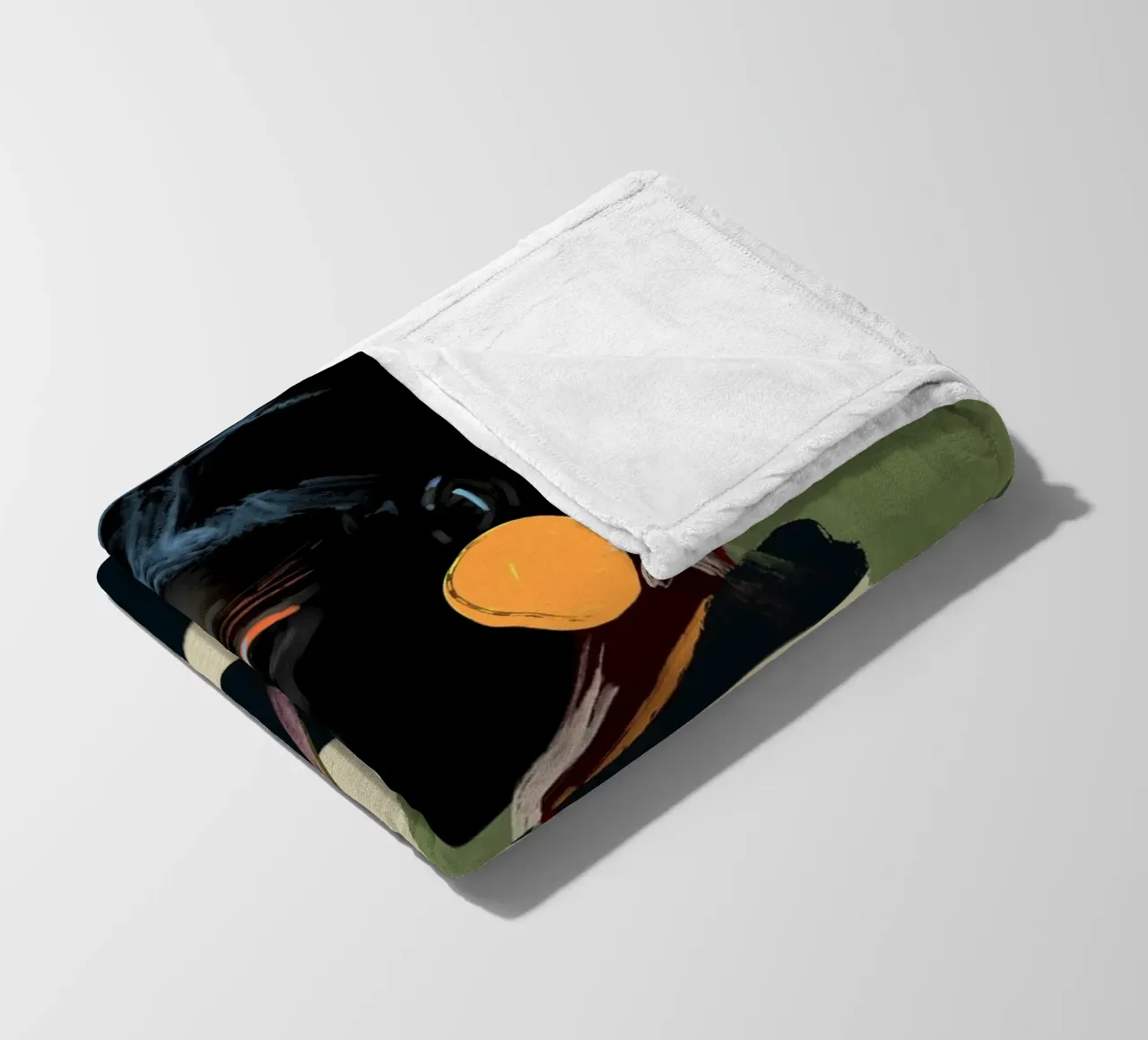 Ritratto di ragazza 8 coperta in pile da ThingDesign