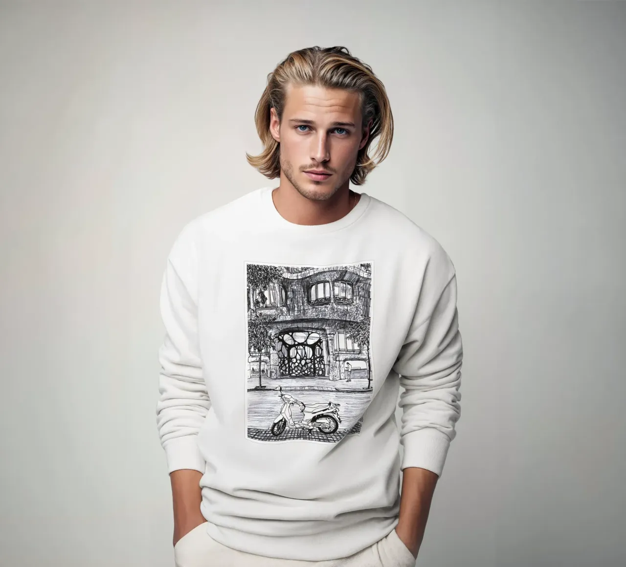 Between the Womb and the Outside World felpa da Asobōze