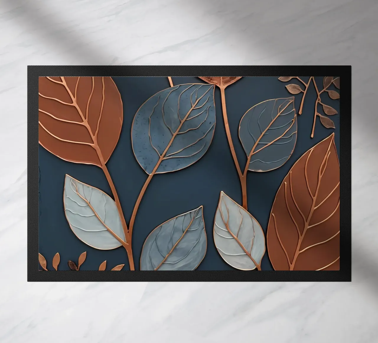 Sogni di foglie di rame zerbino da Artistic-shop