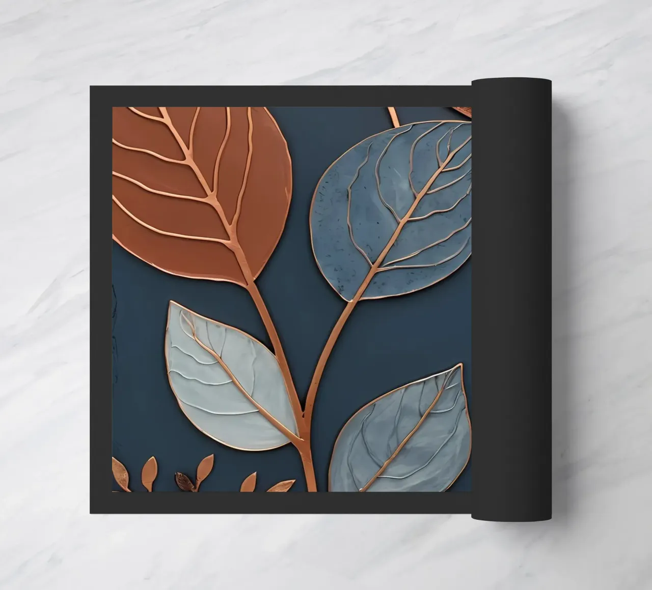 Sogni di foglie di rame zerbino da Artistic-shop