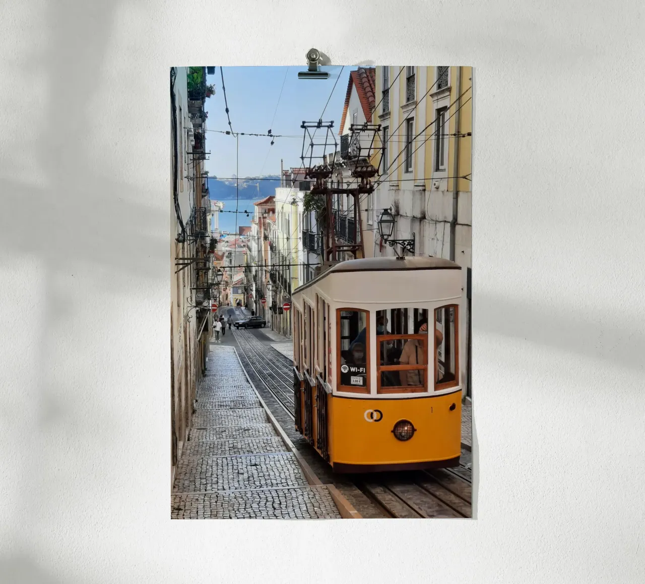 Lisbon Tram carta hahnemühle da Les Meravelles