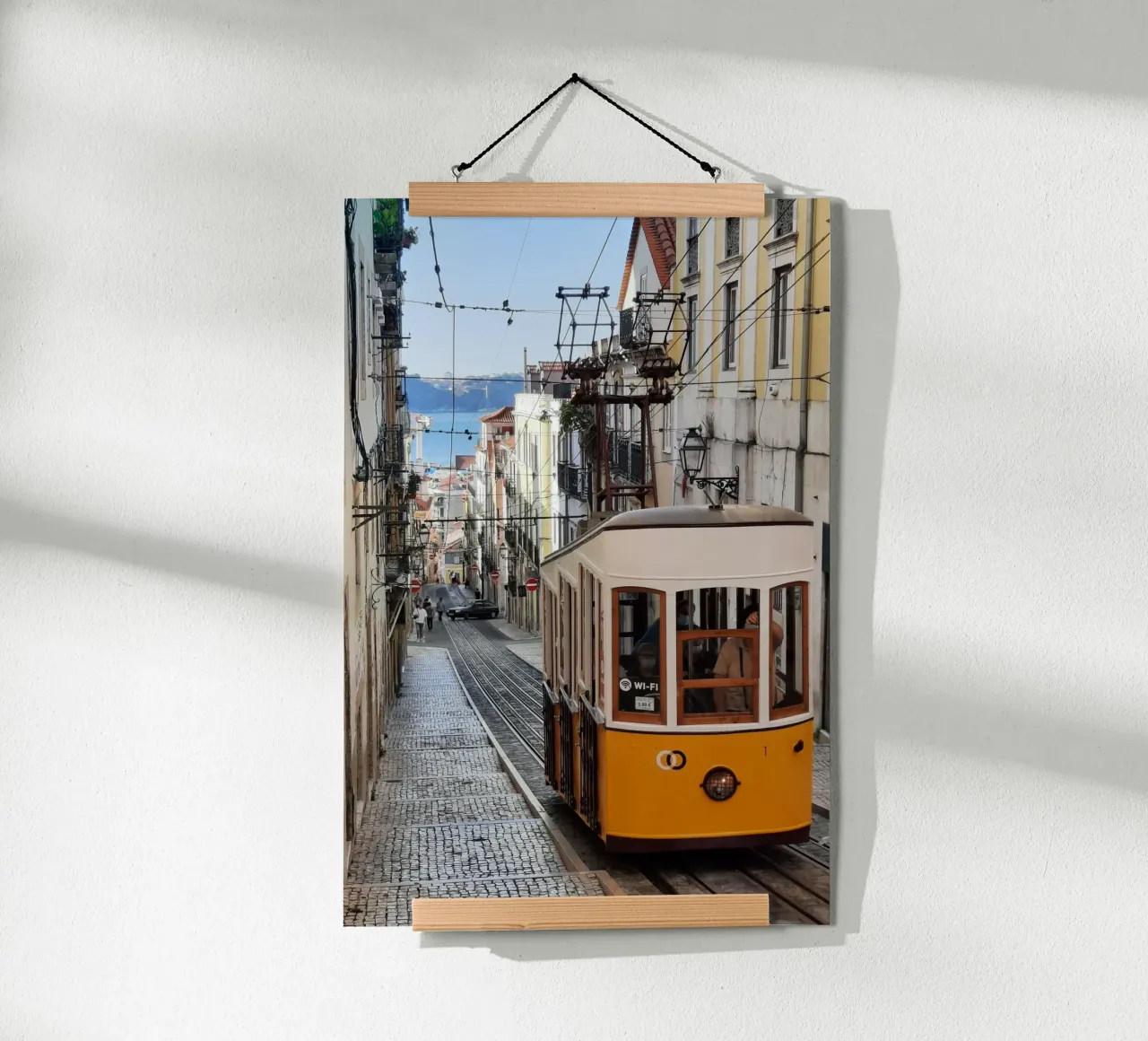 Lisbon Tram carta hahnemühle da Les Meravelles
