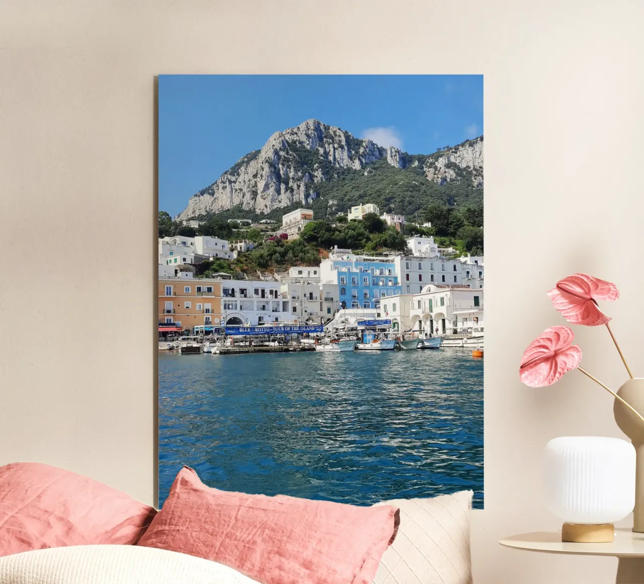 Amalfi Coast view alluminio dibond da Les Meravelles
