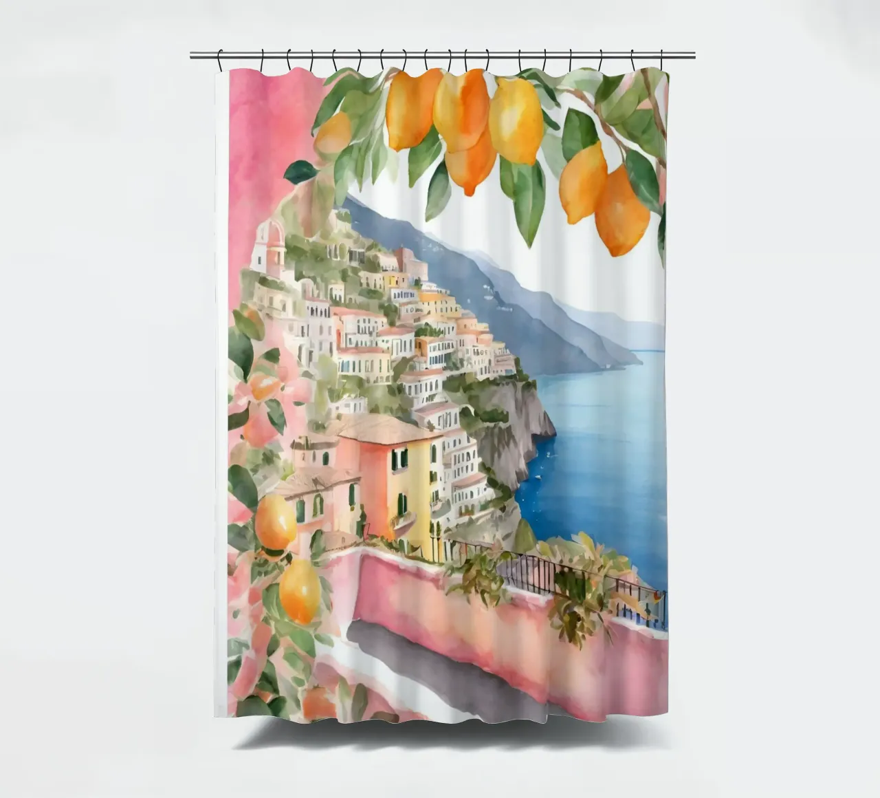 Ciao Bella Italy Print tenda da doccia da Bella Studio