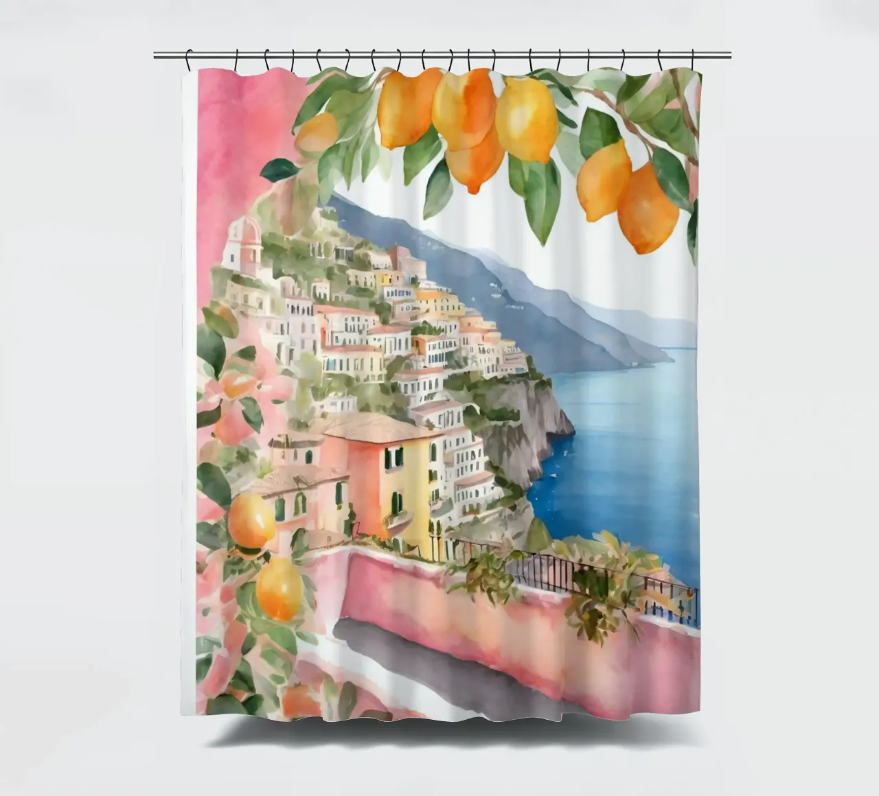 Ciao Bella Italy Print tenda da doccia da Bella Studio