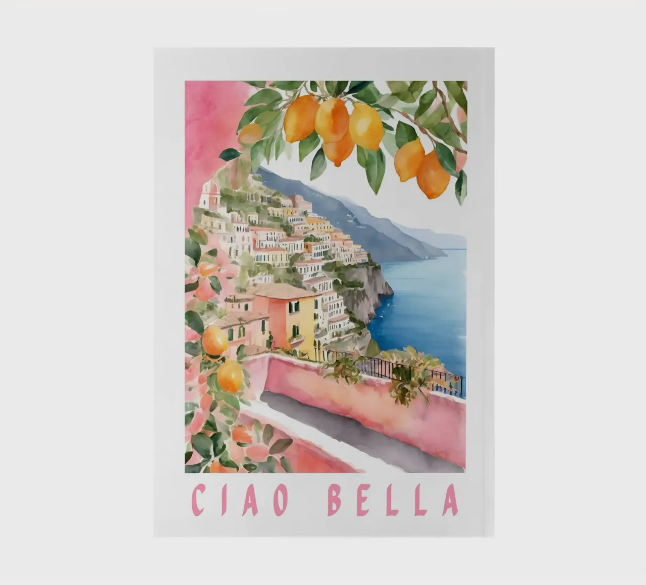 Ciao Bella Italy Print notebook by Bella Studio