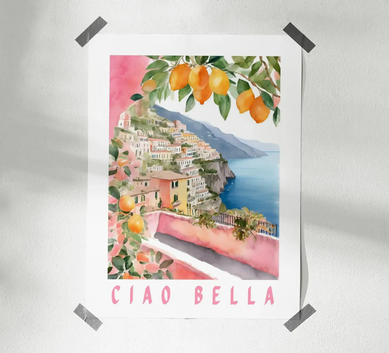 Ciao Bella Italy Print poster by Bella Studio