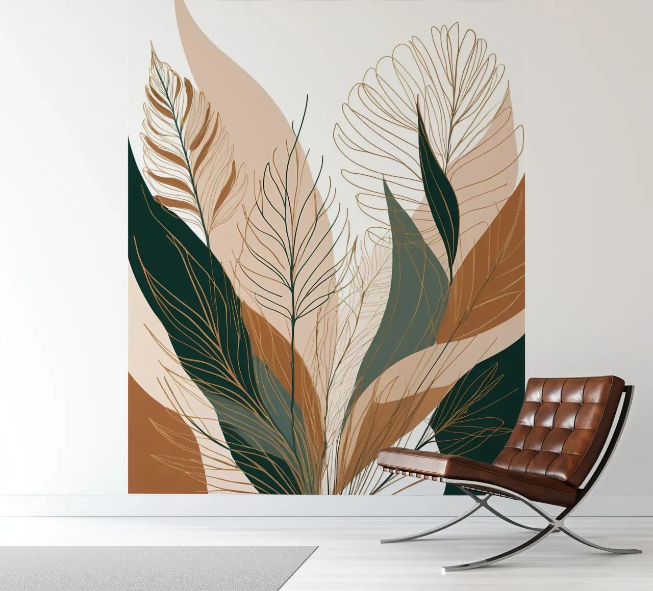 Boho Botanical Bliss photo wallpaper by Artistic-shop