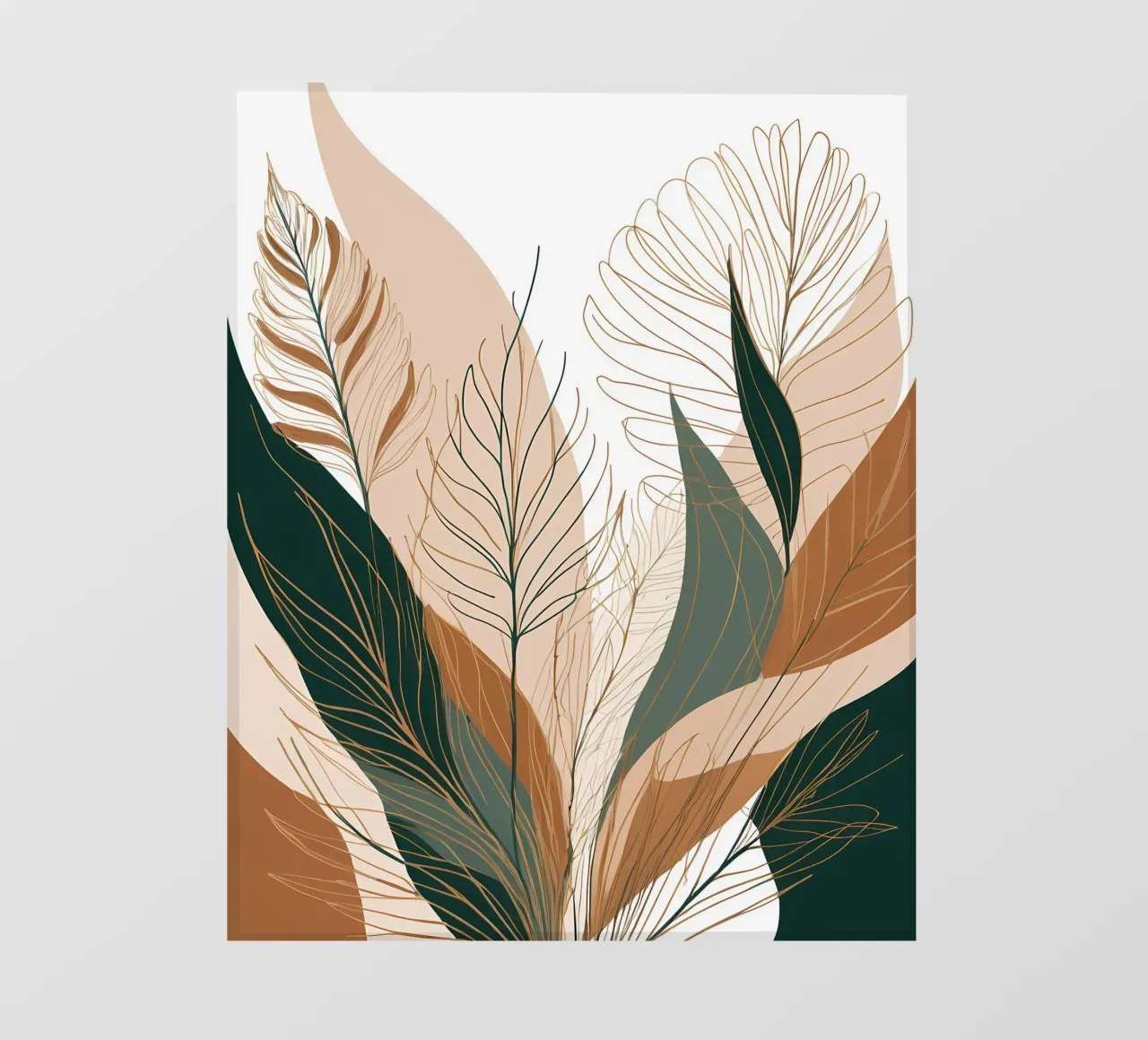 Boho Botanical Bliss photo wallpaper by Artistic-shop