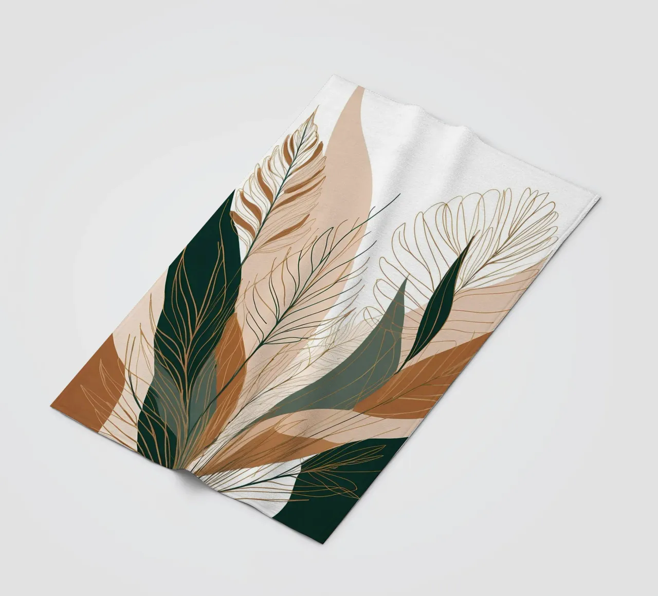 Boho-Botanische Glückseligkeit Fleecedecke von Artistic-shop