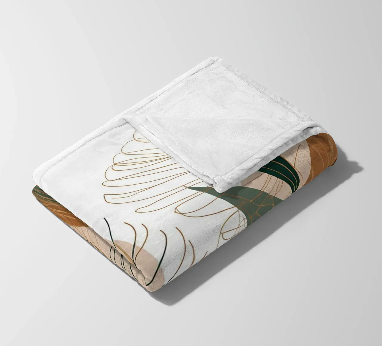 Boho-Botanische Glückseligkeit Fleecedecke von Artistic-shop