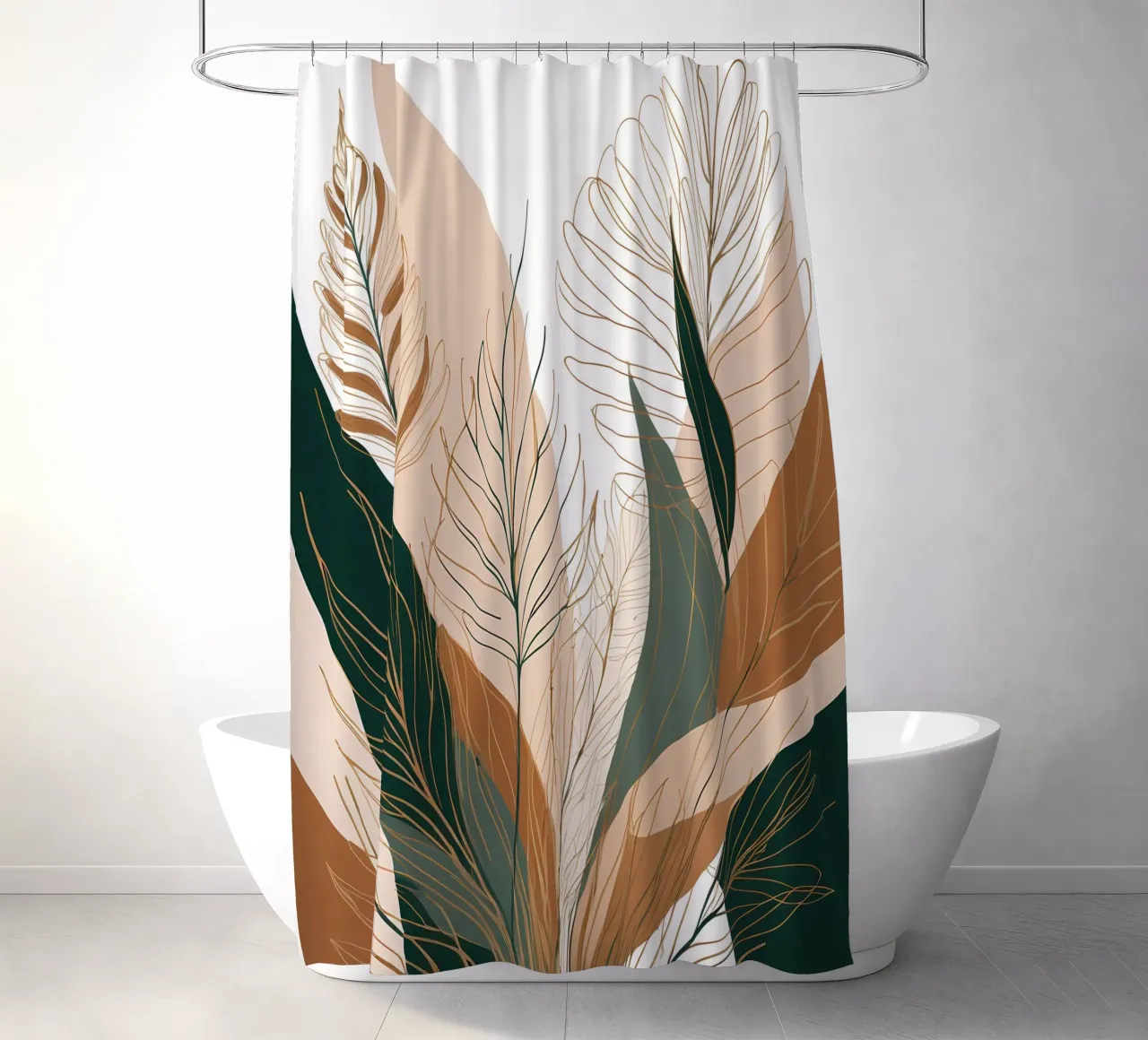 Boho-Botanische Glückseligkeit Duschvorhang von Artistic-shop