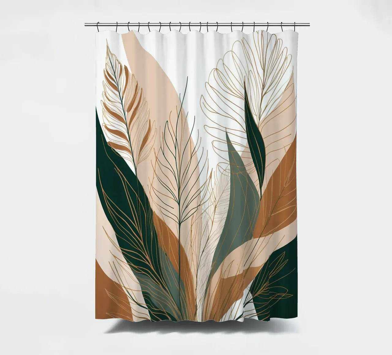 Boho-Botanische Glückseligkeit Duschvorhang von Artistic-shop