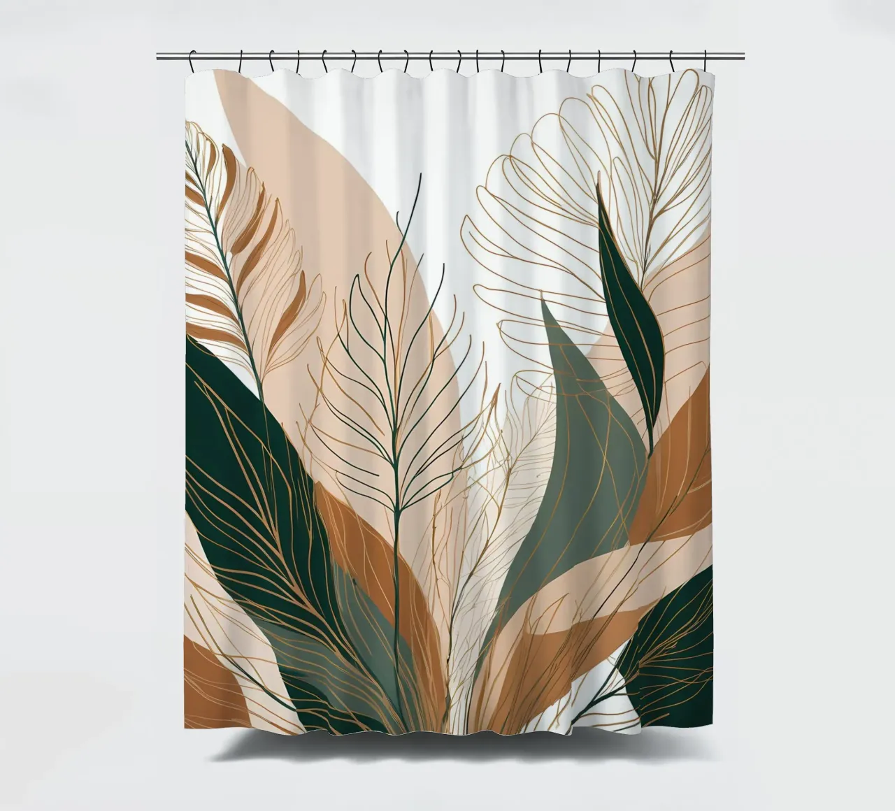 Boho-Botanische Glückseligkeit Duschvorhang von Artistic-shop