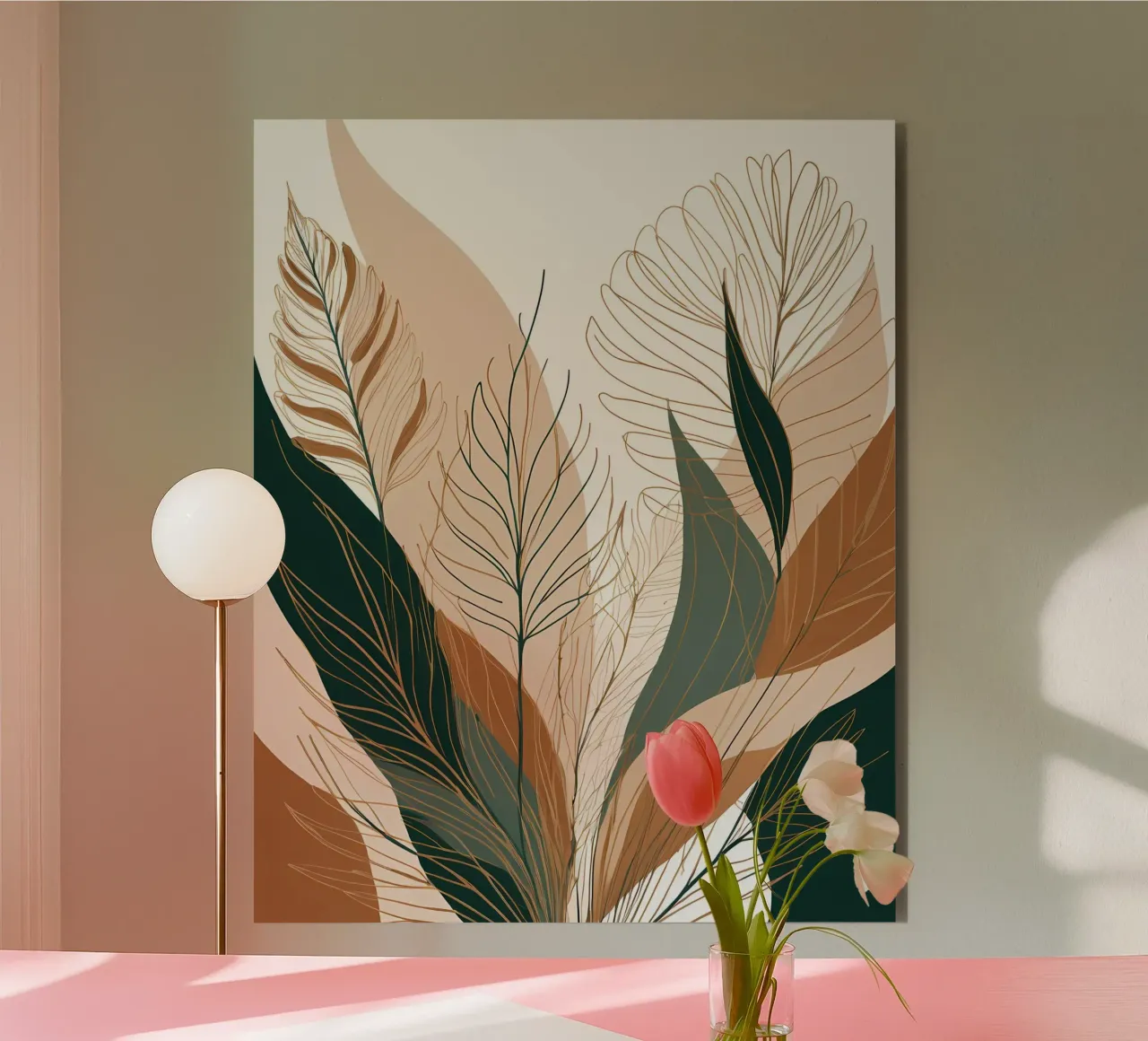 Beatitudine botanica bohémien alluminio dibond da Artistic-shop