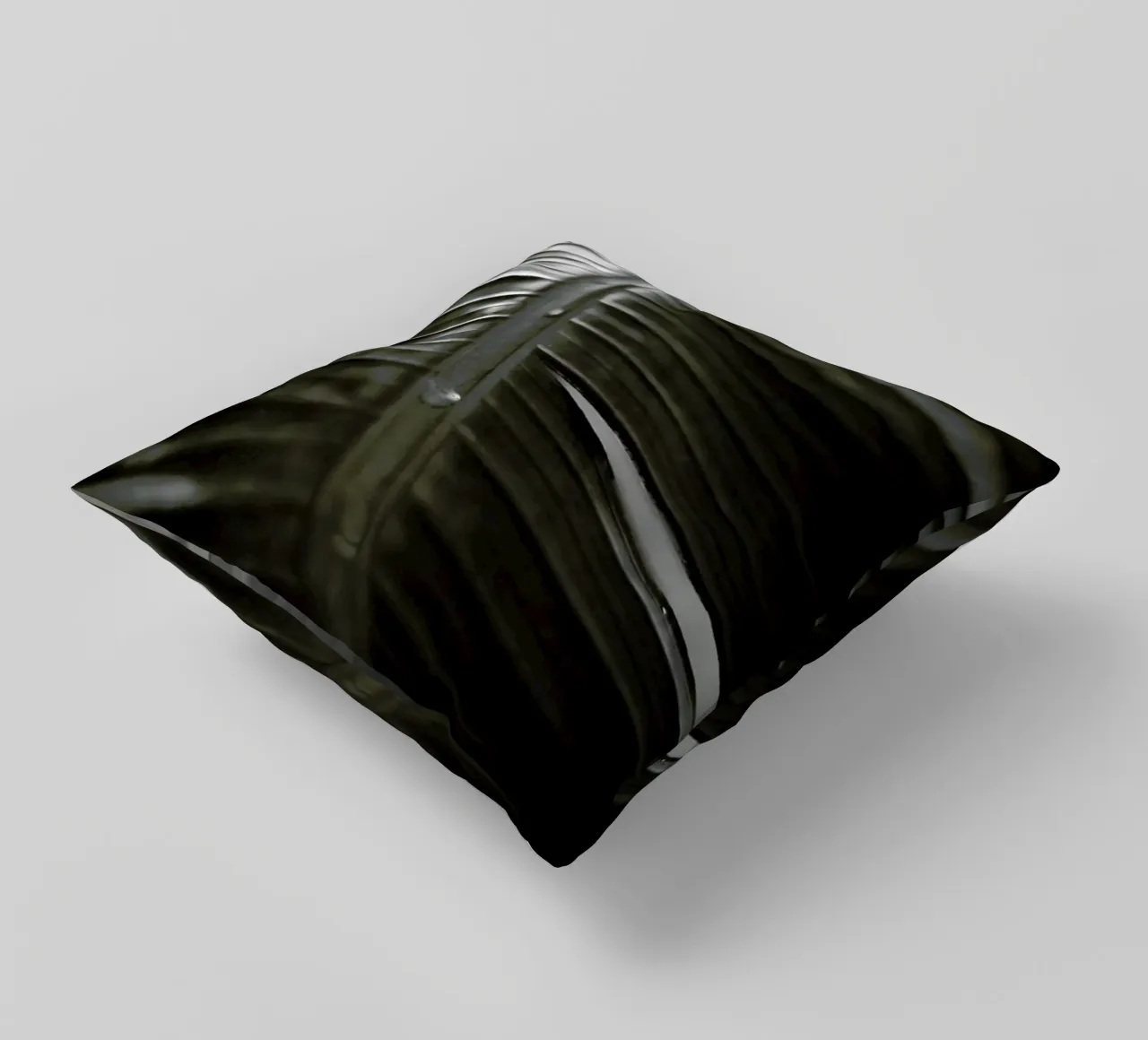 Botanical I - Banana Leaf cuscino da Anja Hebrank Photography