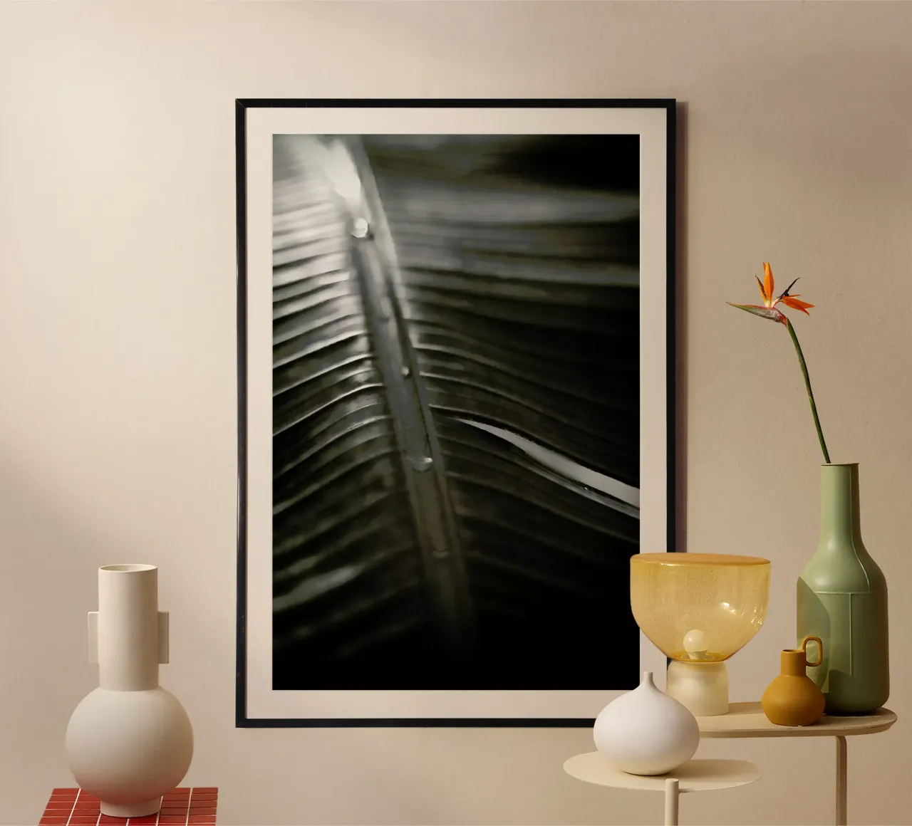 Botanical I - Banana Leaf carta hahnemühle da Anja Hebrank Photography