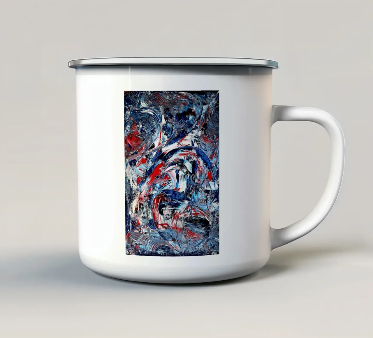 IDEAL GIFT 55 tazza in smalto da Thierry Vobmann Abstract painting