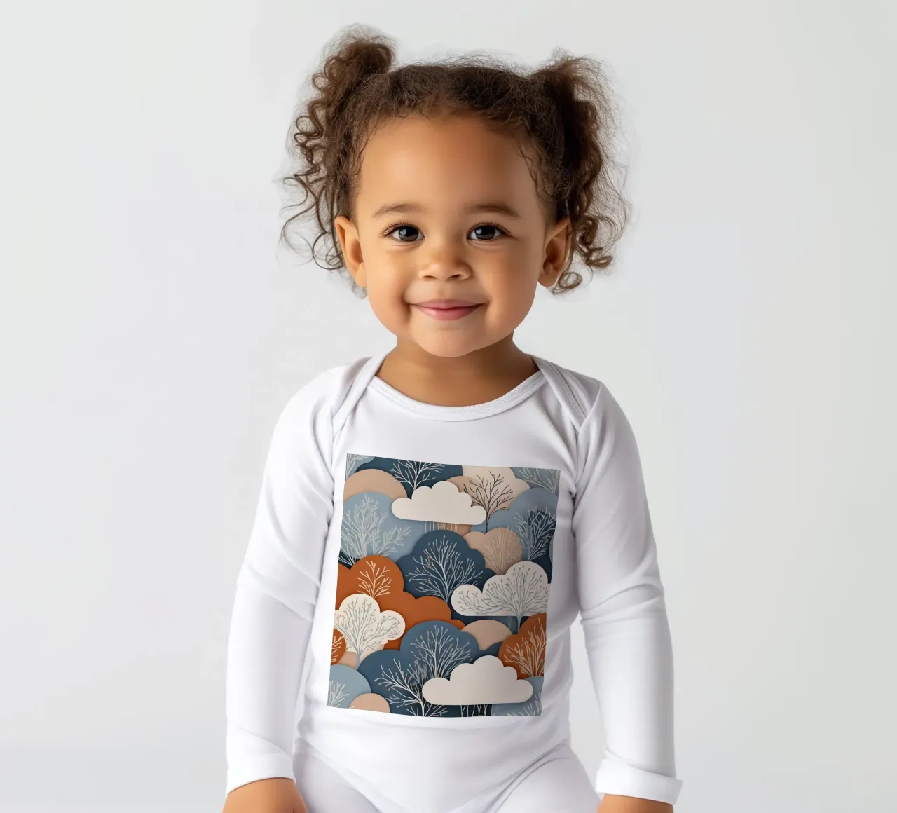 Ethereal Serenity long-sleeve baby romper by Artistic-shop
