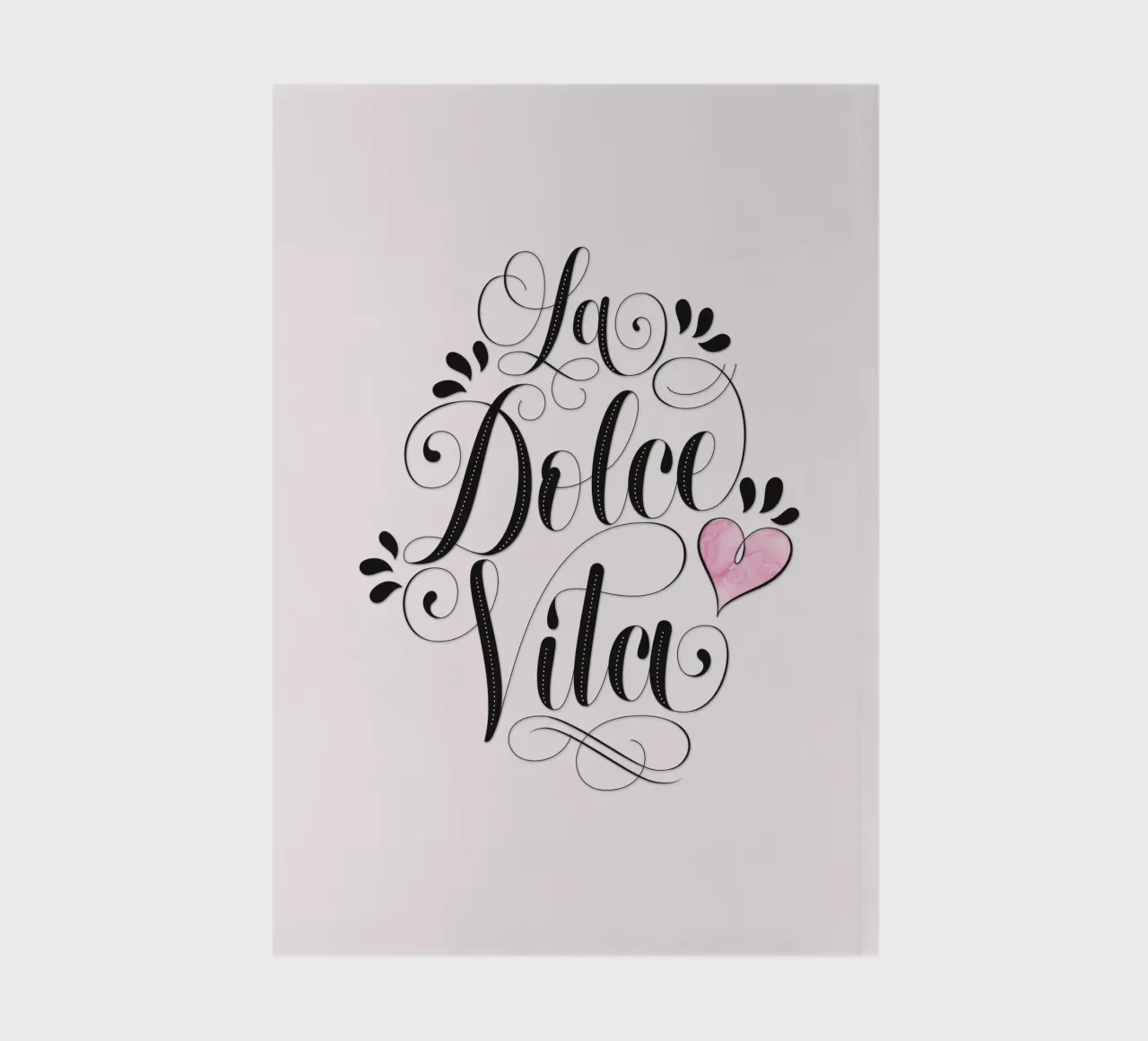 La Dolce Vita. Kalligrafie. Leichtigkeit wie in Italien Notizbuch von CalliLetters