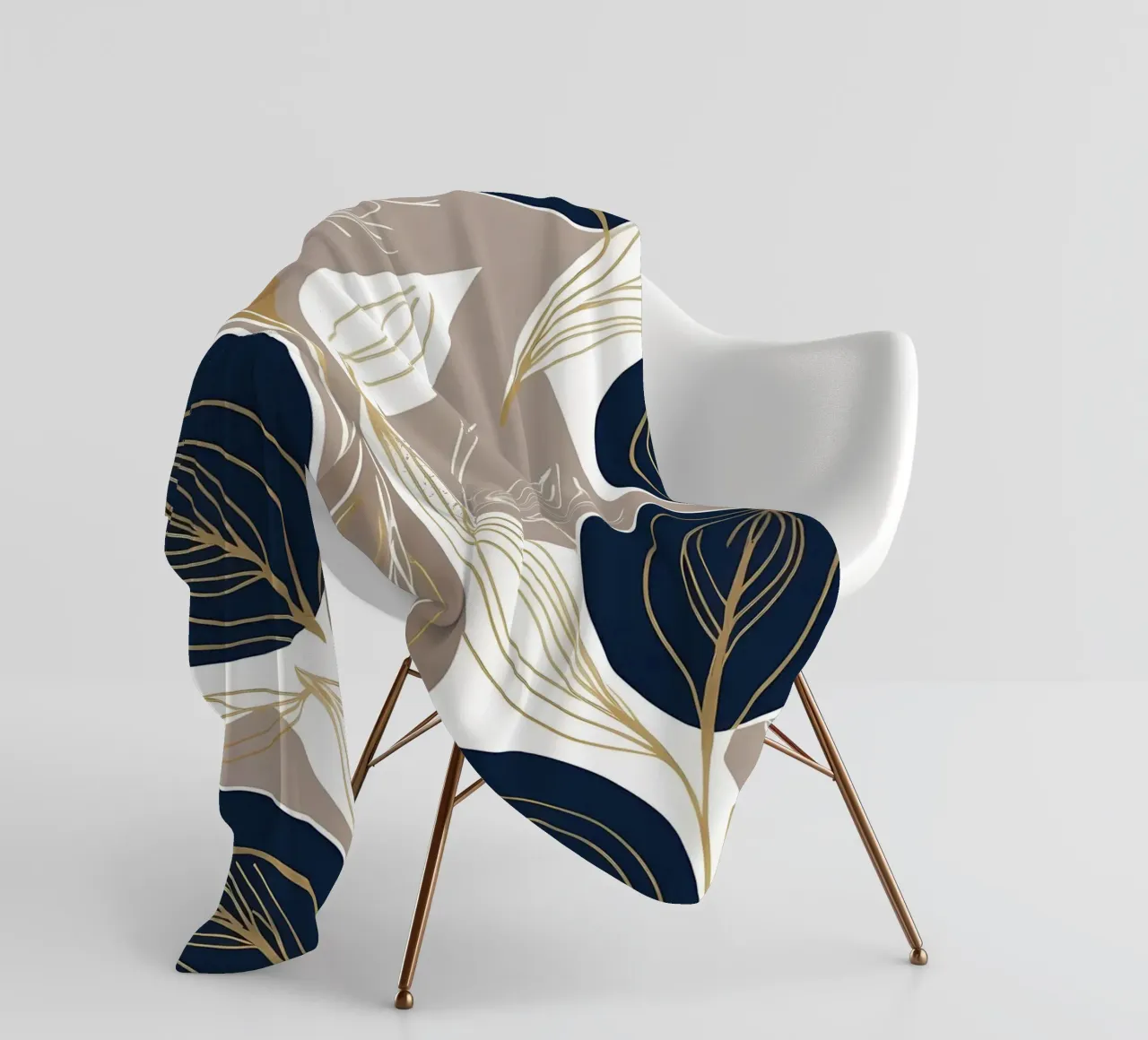 Botanico minimalista coperta in pile da Artistic-shop