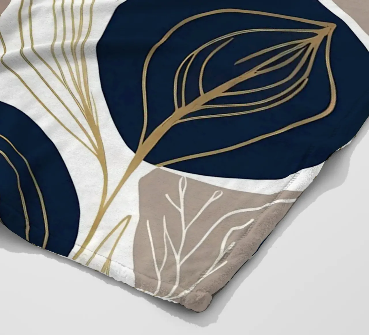 Botanico minimalista coperta in pile da Artistic-shop