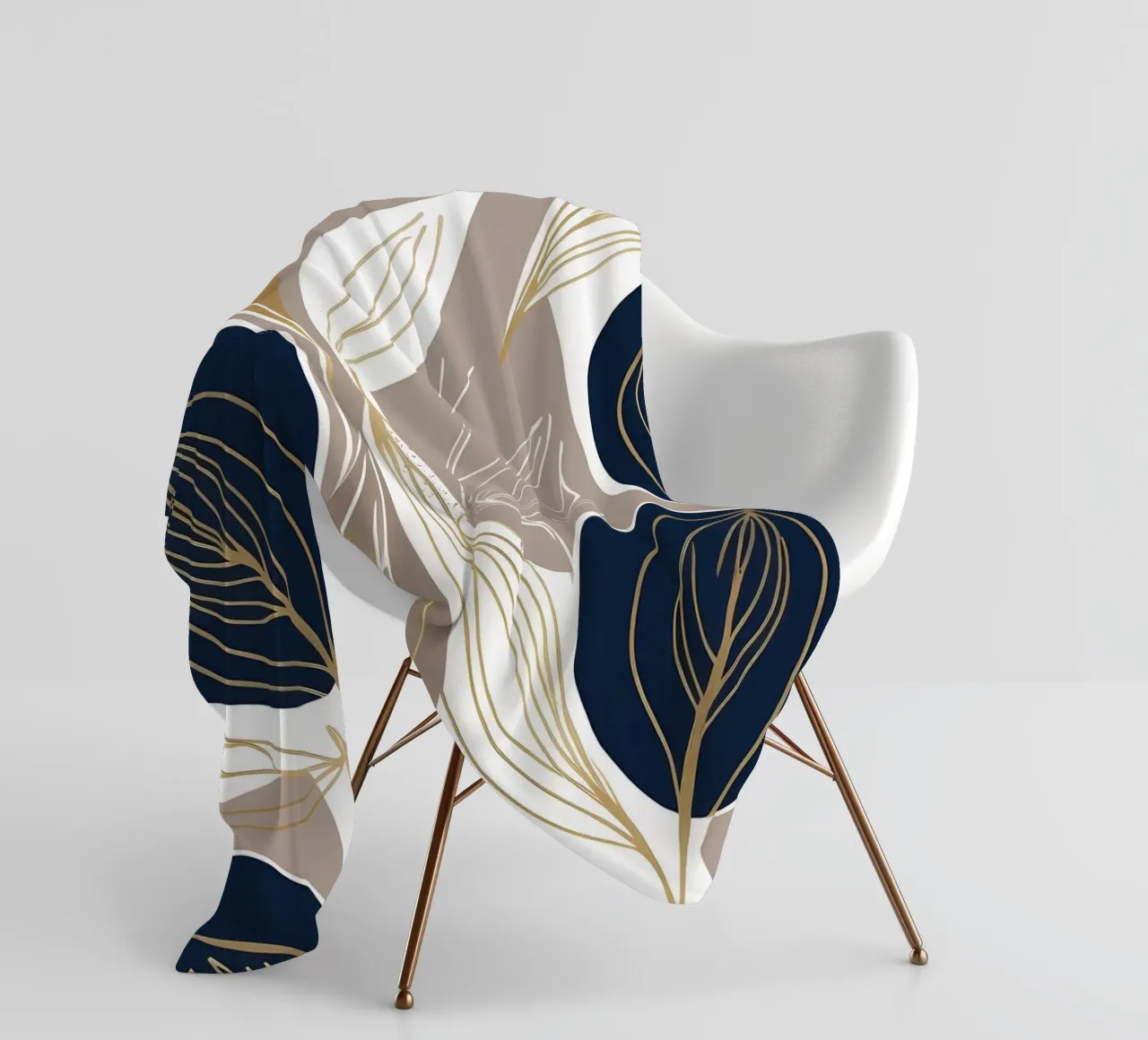 Botanico minimalista coperta in pile da Artistic-shop