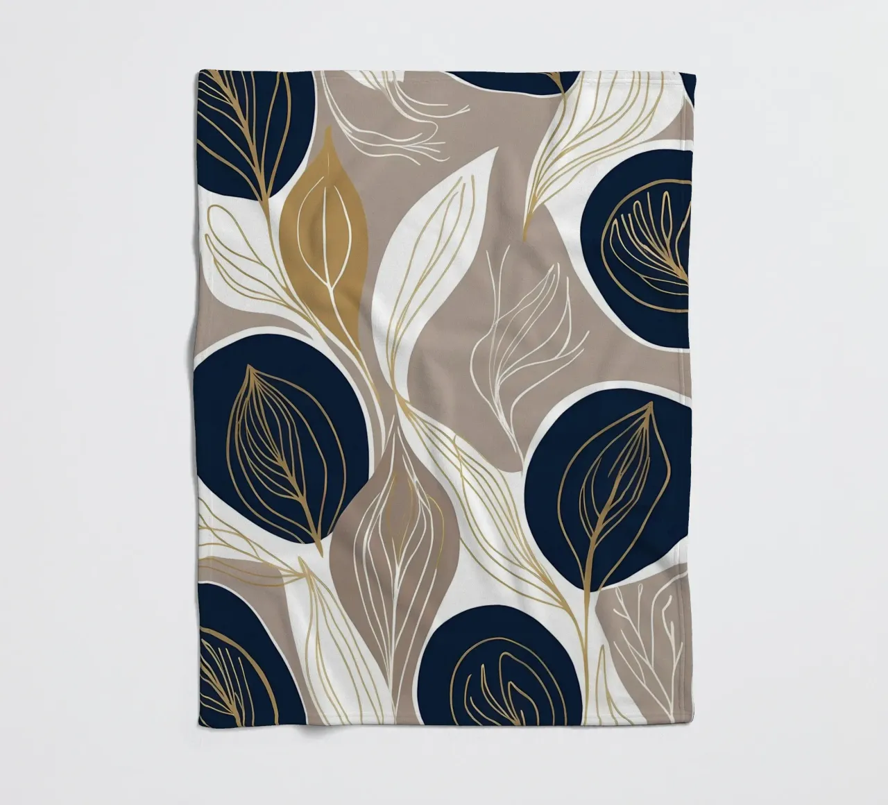 Botanico minimalista coperta in pile da Artistic-shop