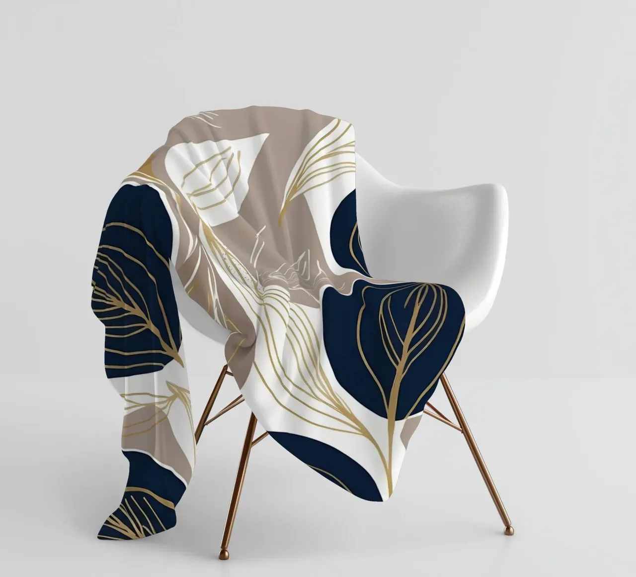 Botanico minimalista coperta in pile da Artistic-shop