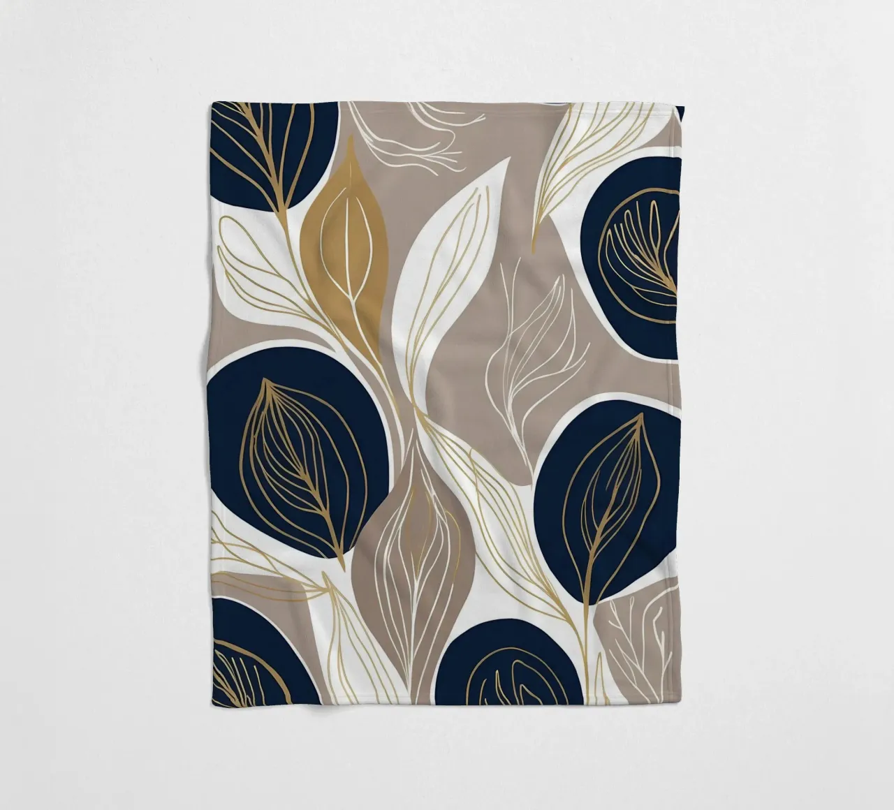 Botanico minimalista coperta in pile da Artistic-shop