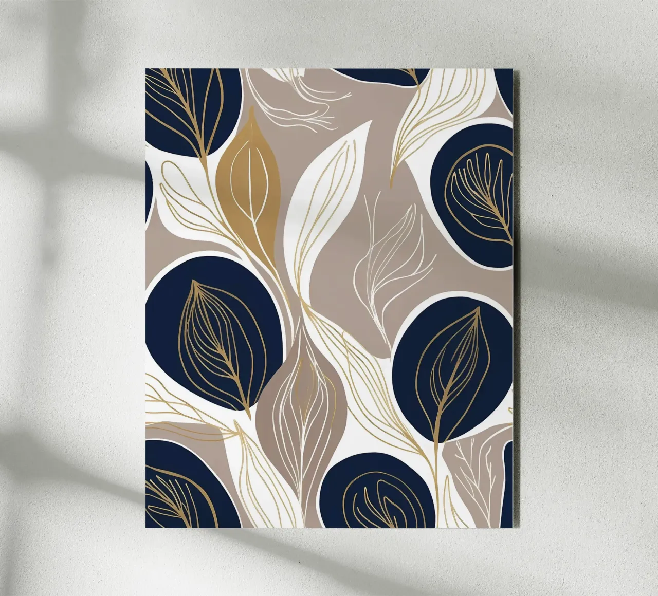 Botanico minimalista alluminio dibond da Artistic-shop