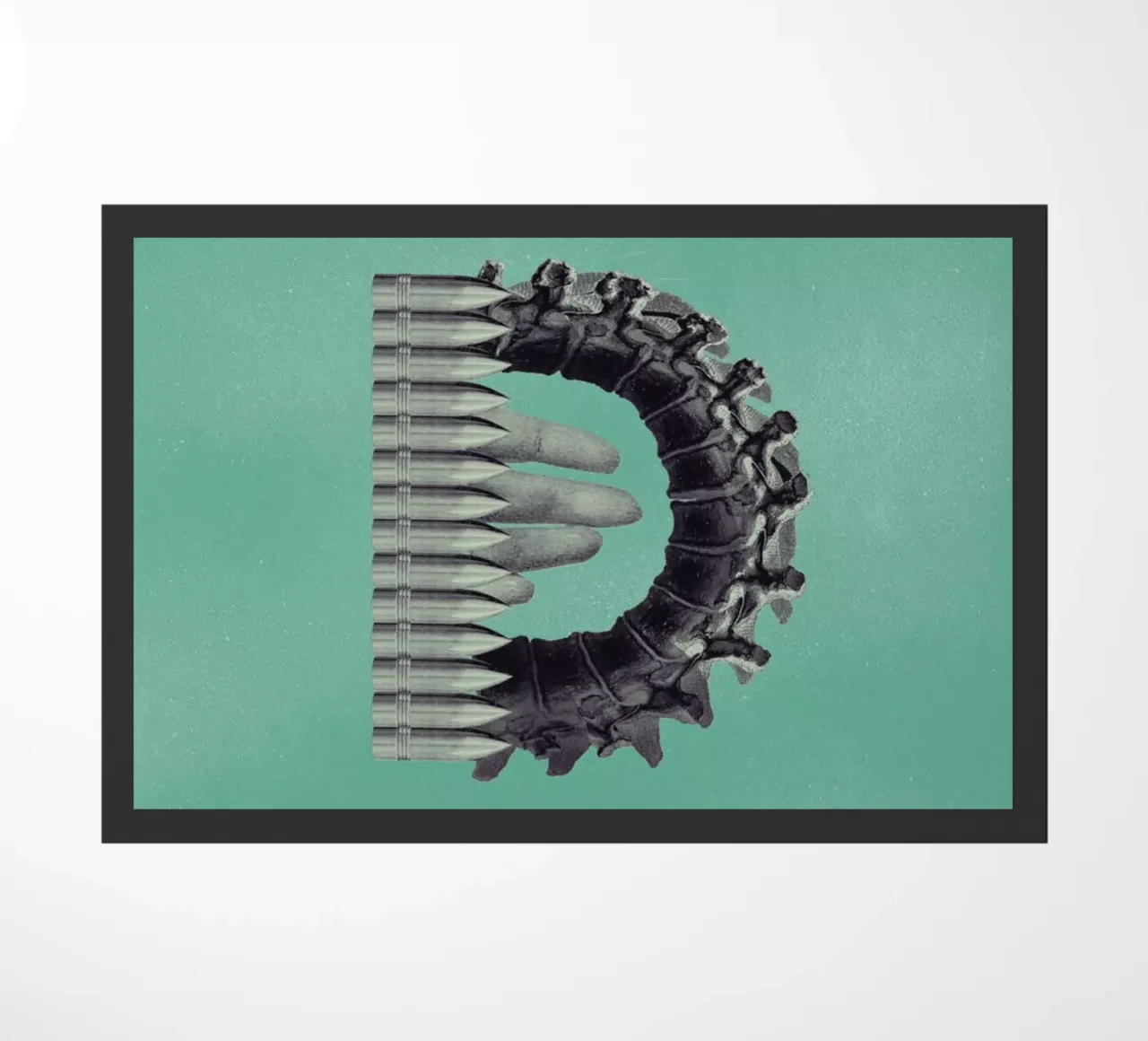 Steampunk Alphabet Letter D zerbino da Birgit Palma