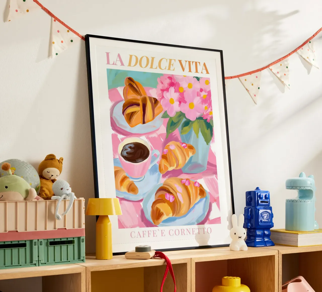 Caffè ed espresso Stampa italiana poster da Bella Studio