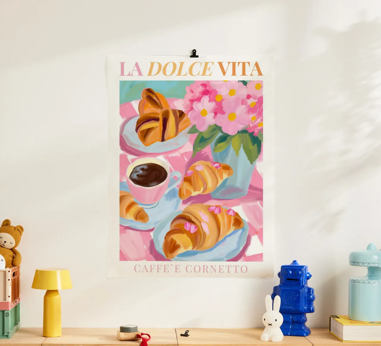 Caffè ed espresso Stampa italiana poster da Bella Studio