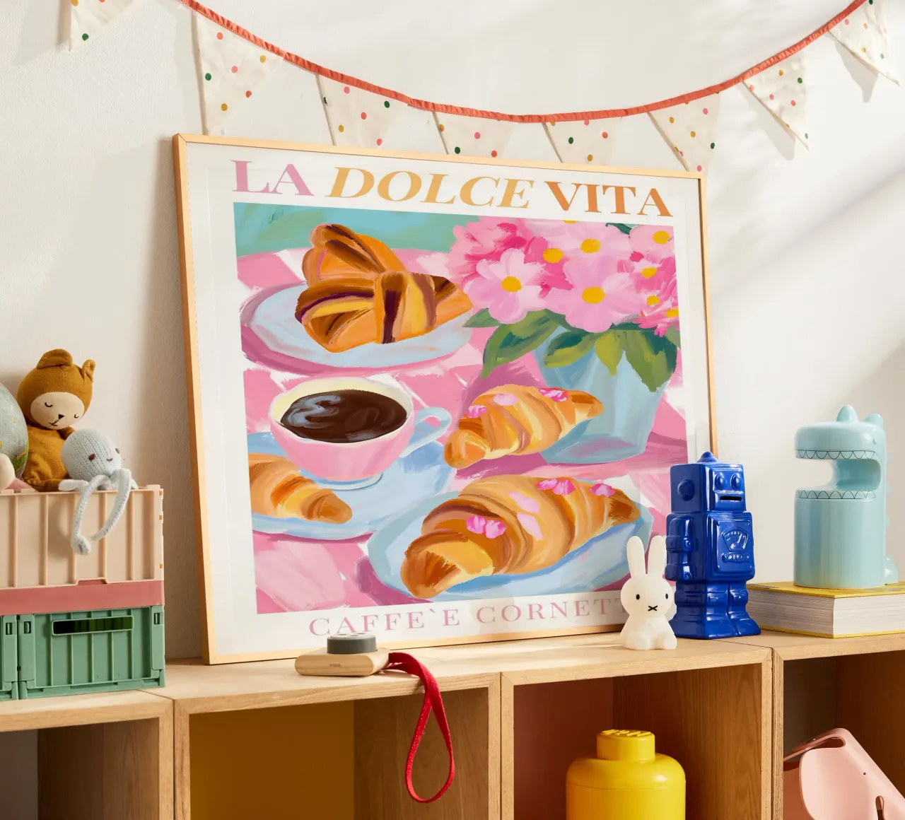 Caffè ed espresso Stampa italiana poster da Bella Studio