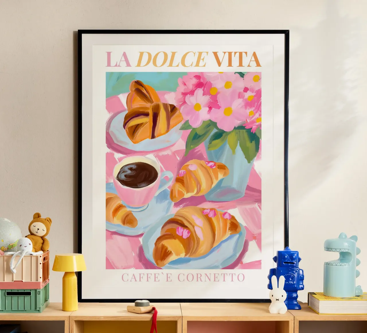 Caffè ed espresso Stampa italiana poster da Bella Studio