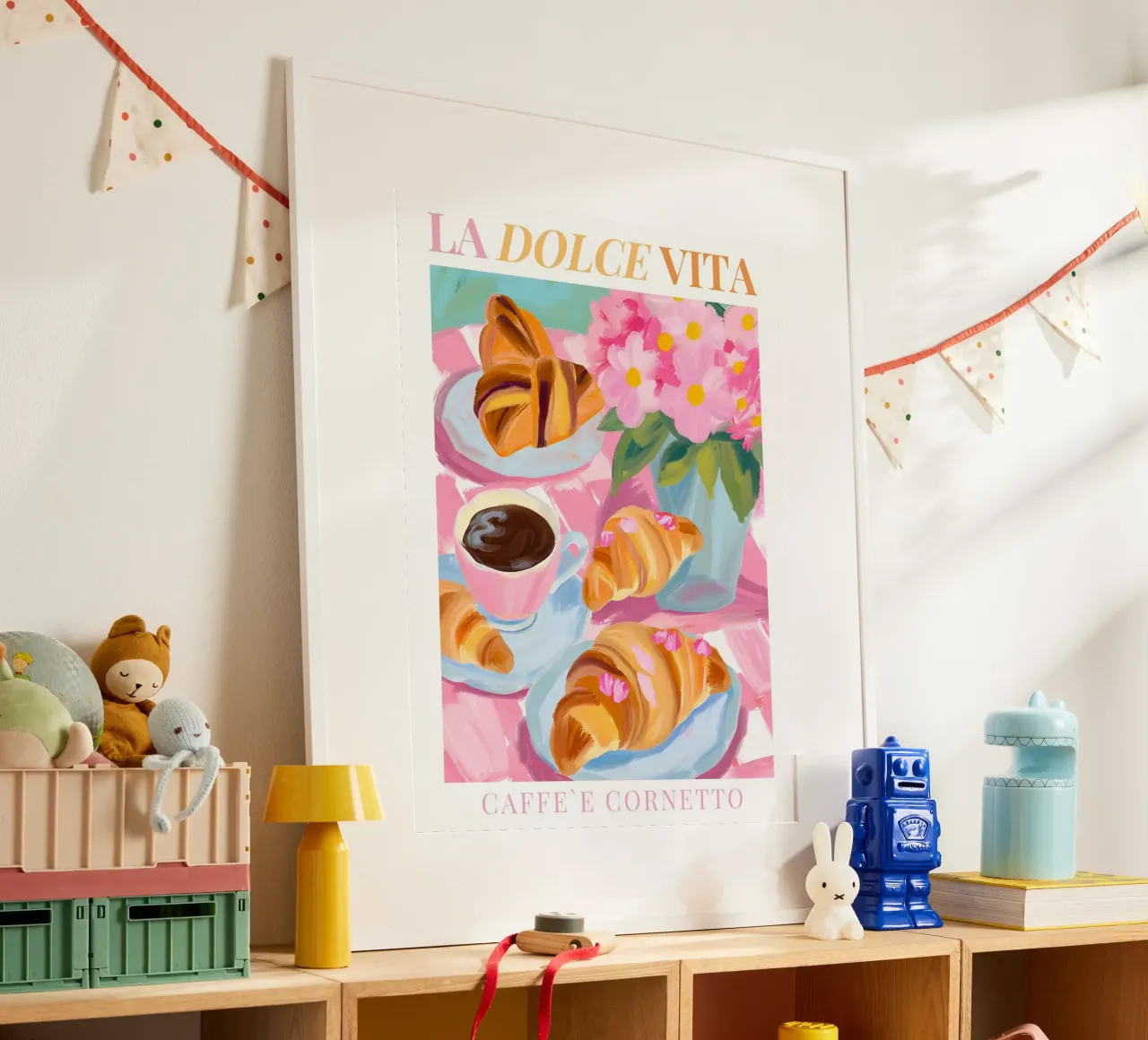 Caffè ed espresso Stampa italiana poster da Bella Studio