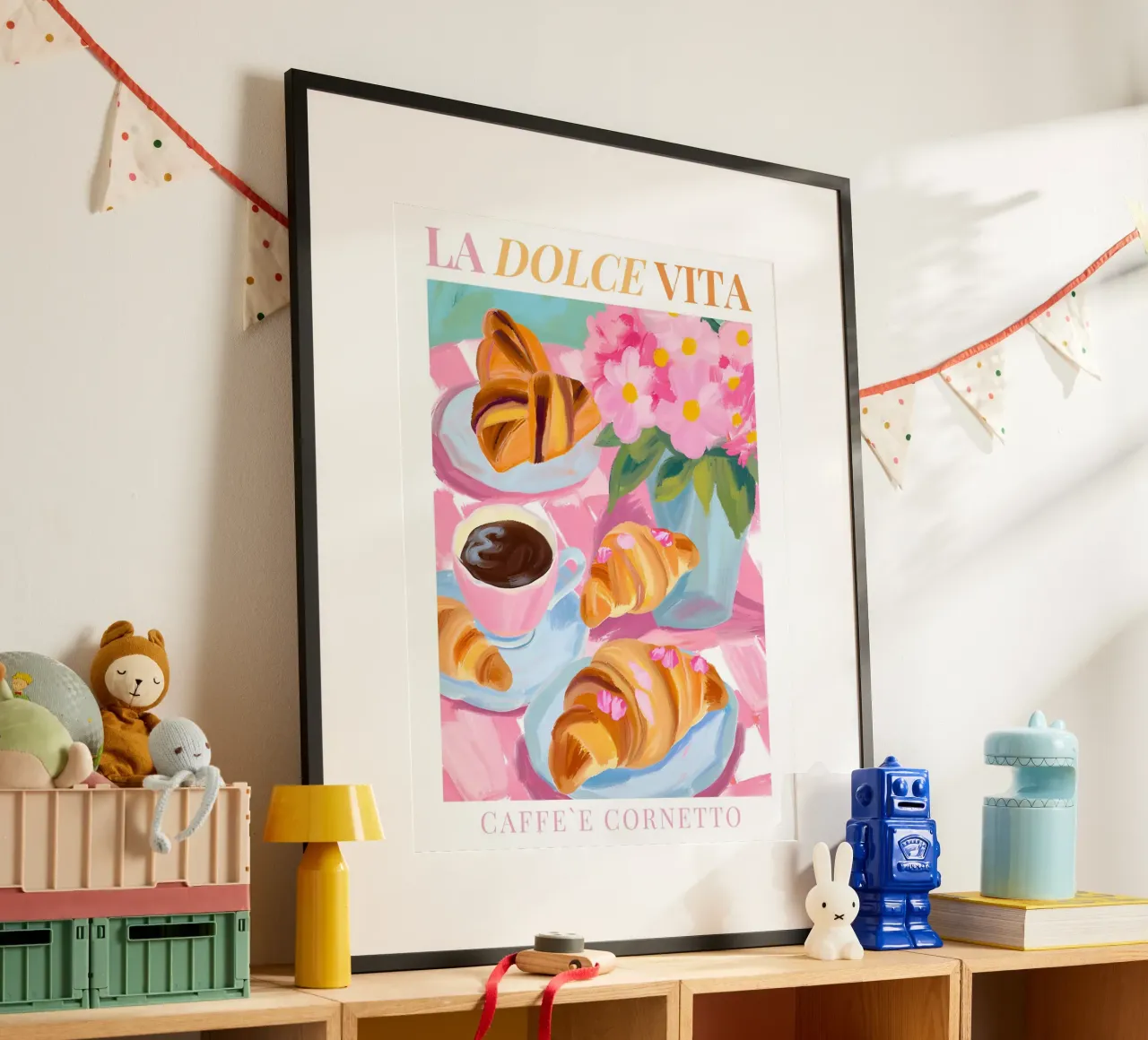 Caffè ed espresso Stampa italiana poster da Bella Studio
