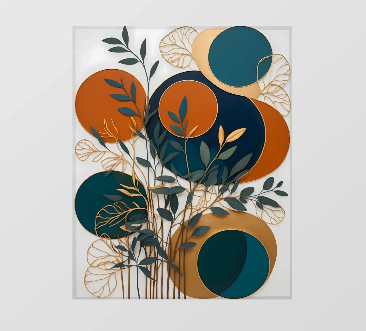 Layered Leaves photo wallpaper by Artistic-shop