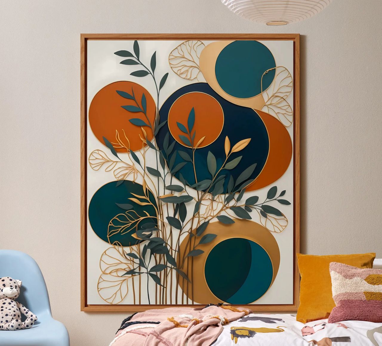 Hojas en capas placa de forex de Artistic-shop
