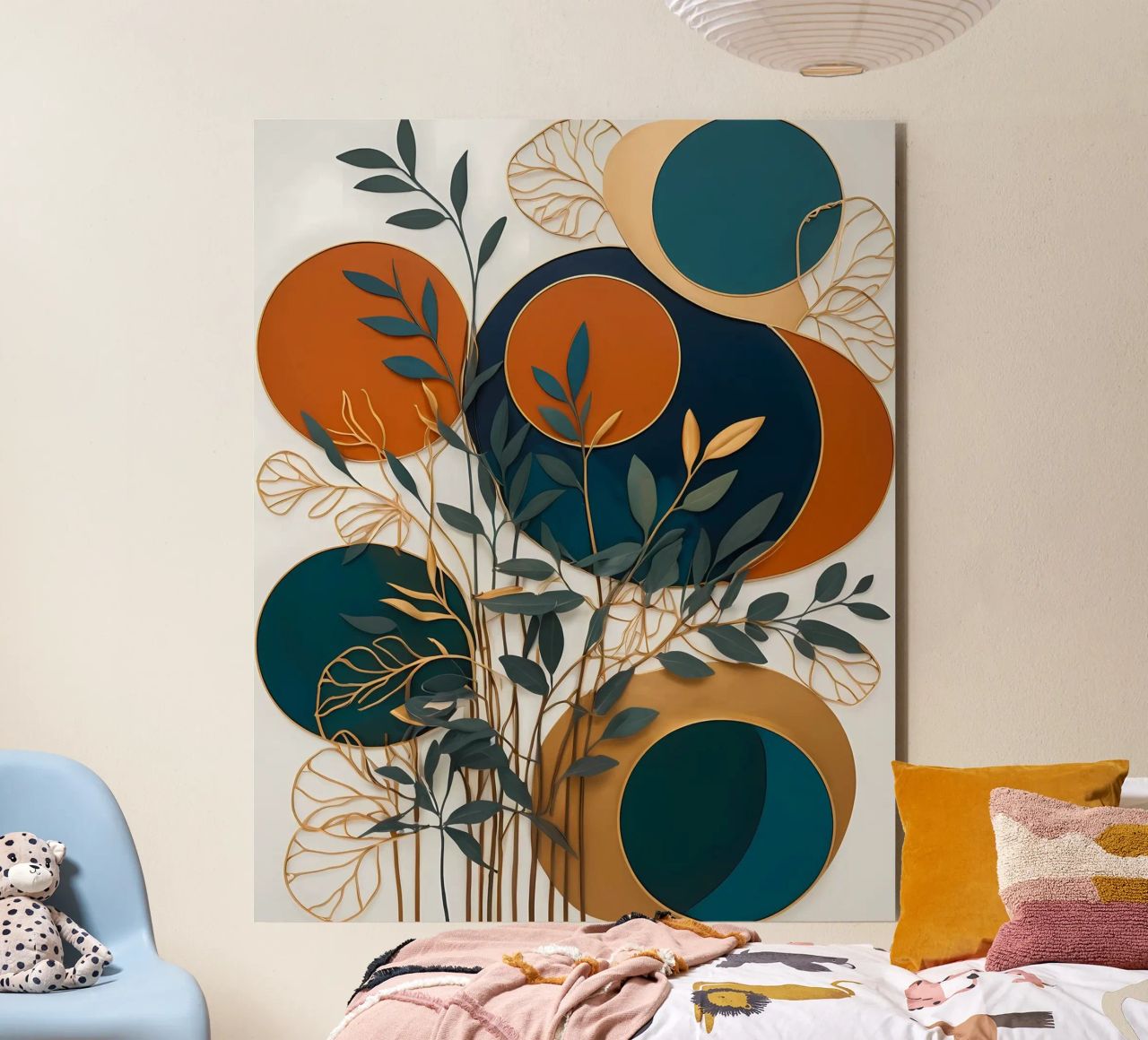Hojas en capas placa de forex de Artistic-shop