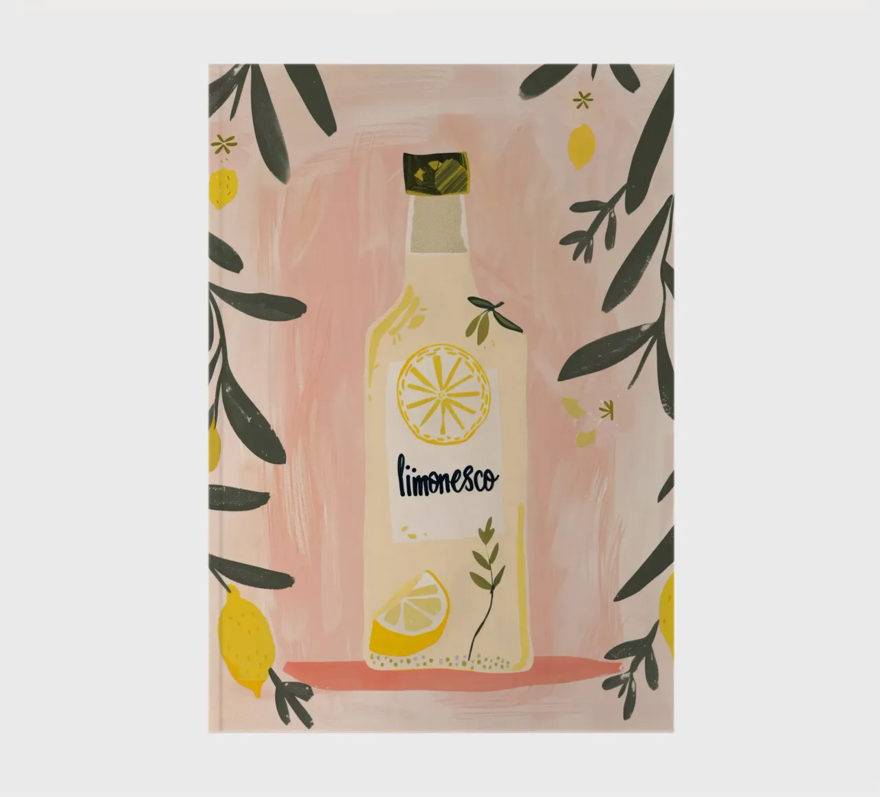 LIMONCELLO Print notebook by Bella Studio