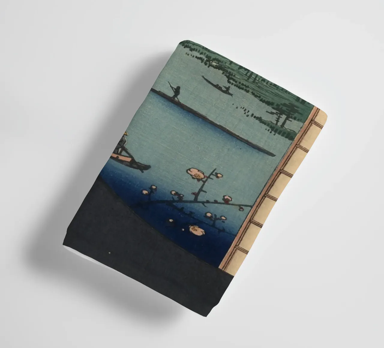 One Hundred Famous Views of Edo View from Massaki of Suijin towel by William Store