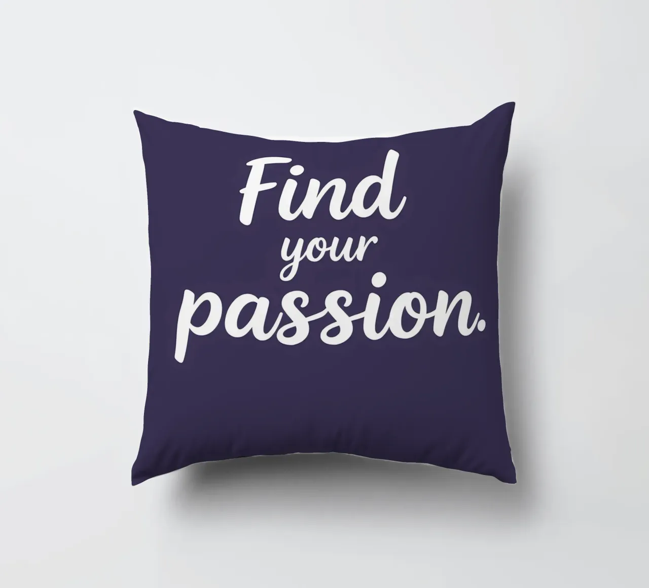 Trovate la vostra passione cuscino da inspirational quote