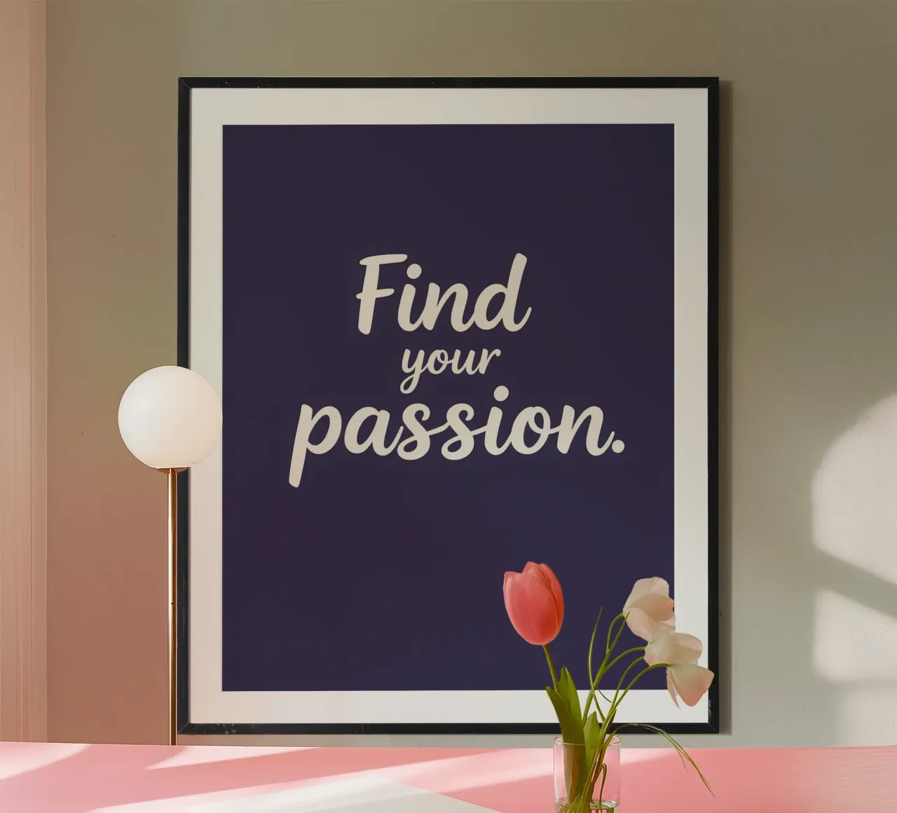 Trovate la vostra passione poster da inspirational quote