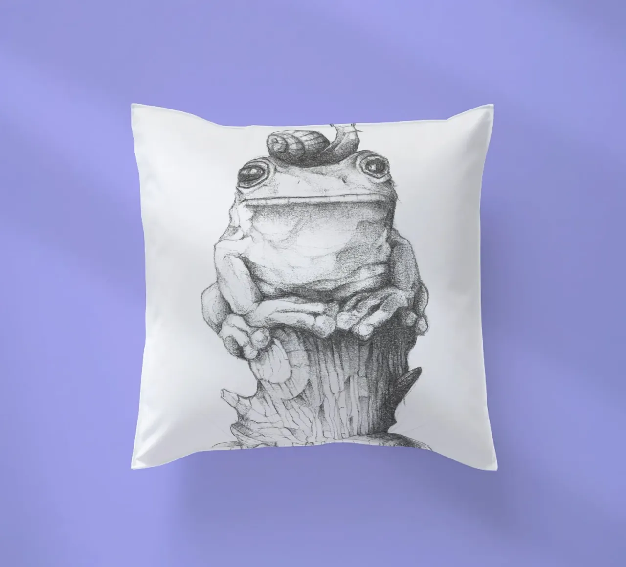 Rana e lumaca cuscino da mikekoubou