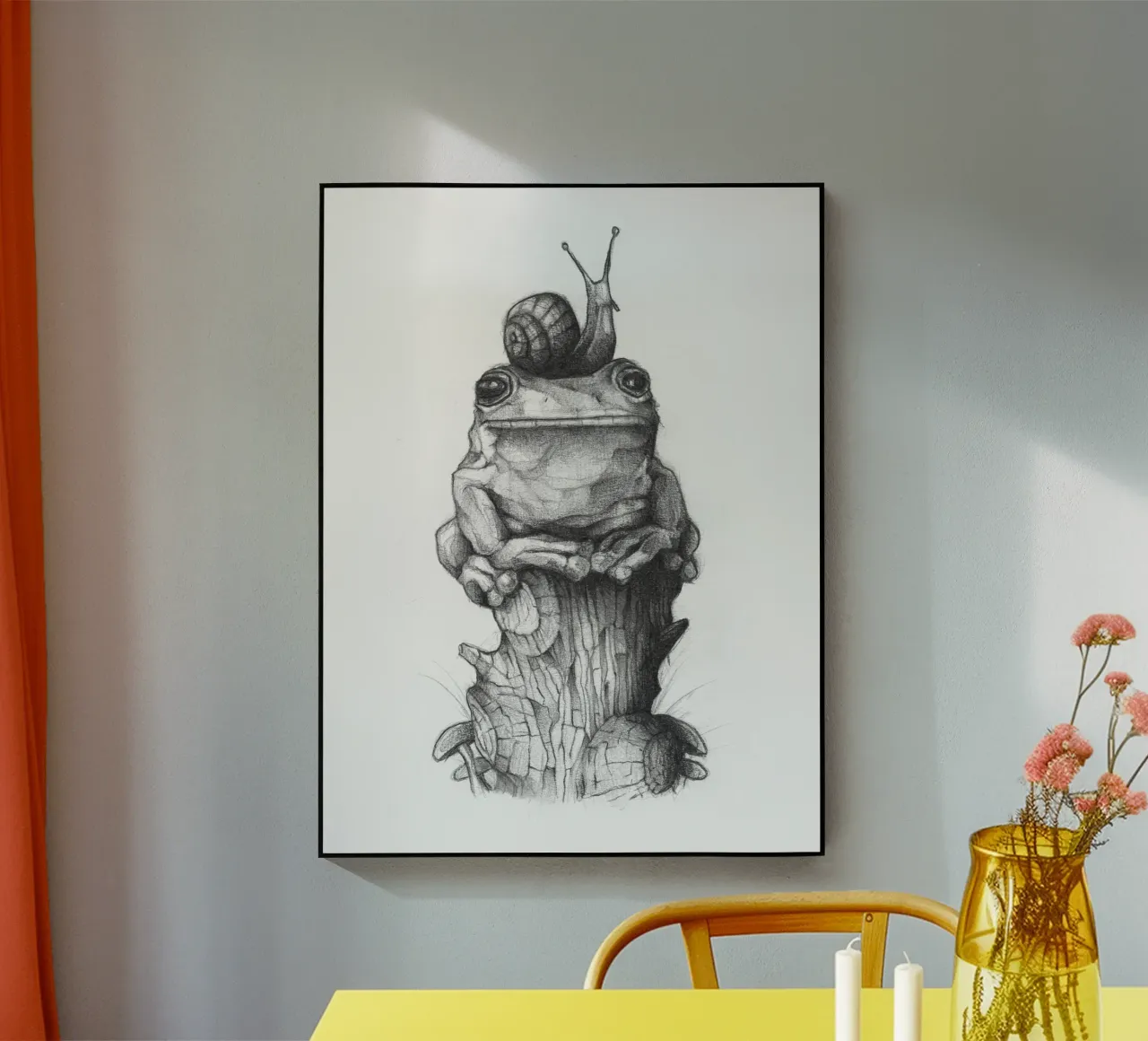 Rana e lumaca plexiglass da mikekoubou