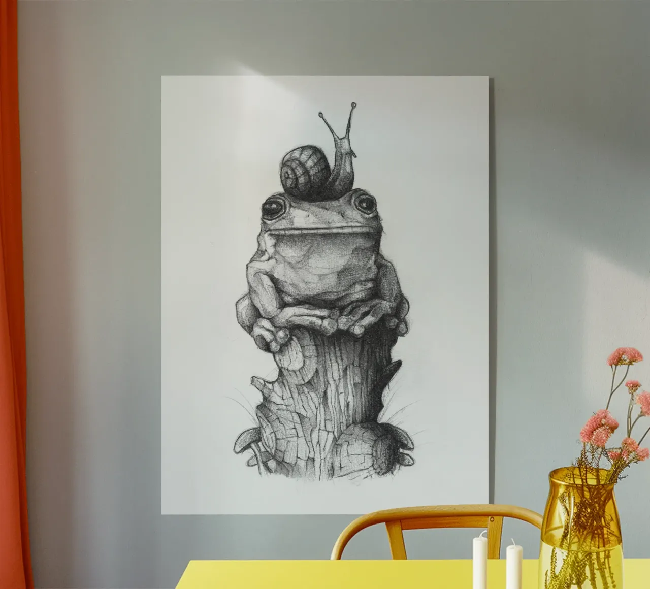 Rana e lumaca plexiglass da mikekoubou