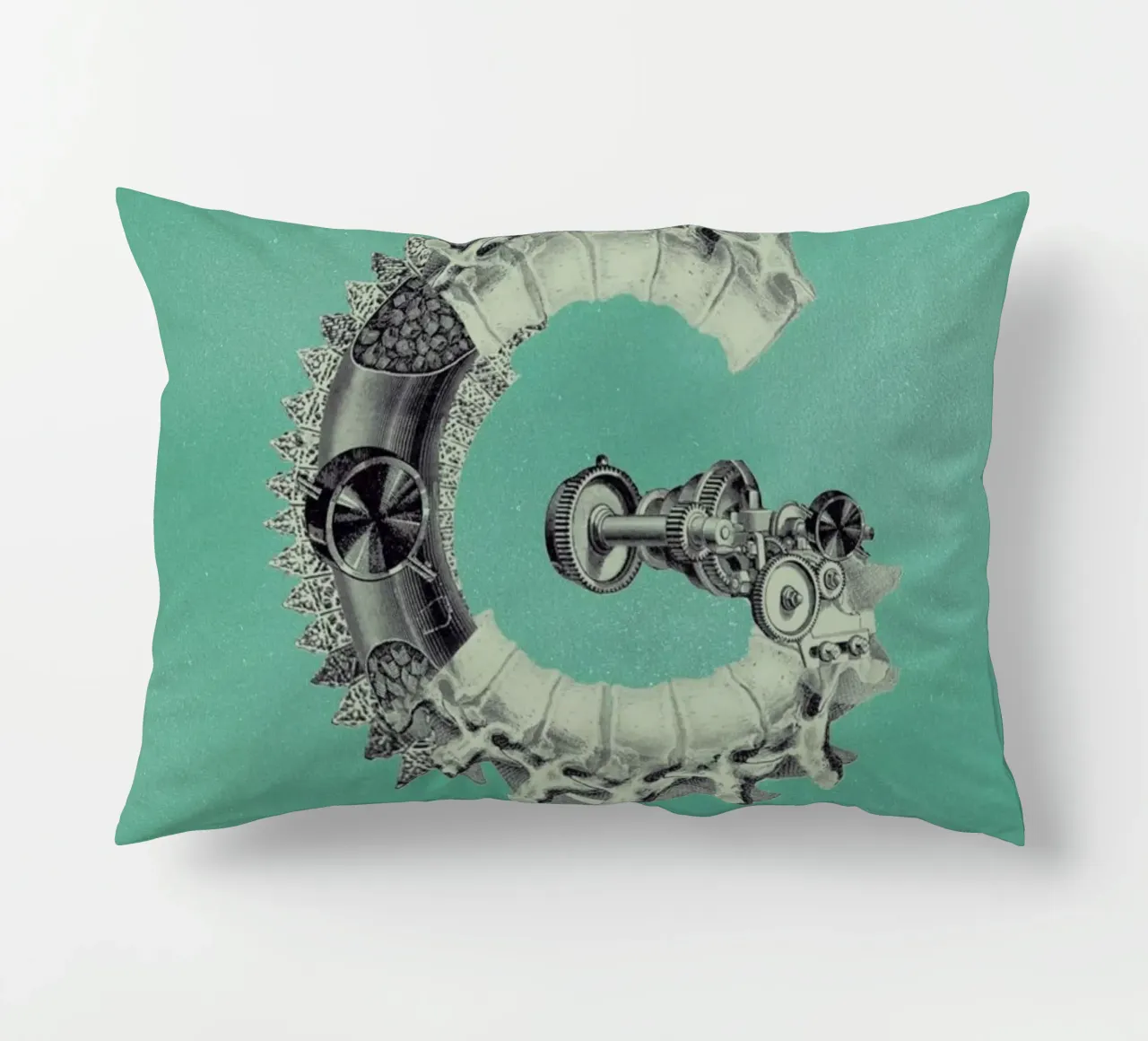 Steampunk Alphabet Letter G cuscino da Birgit Palma