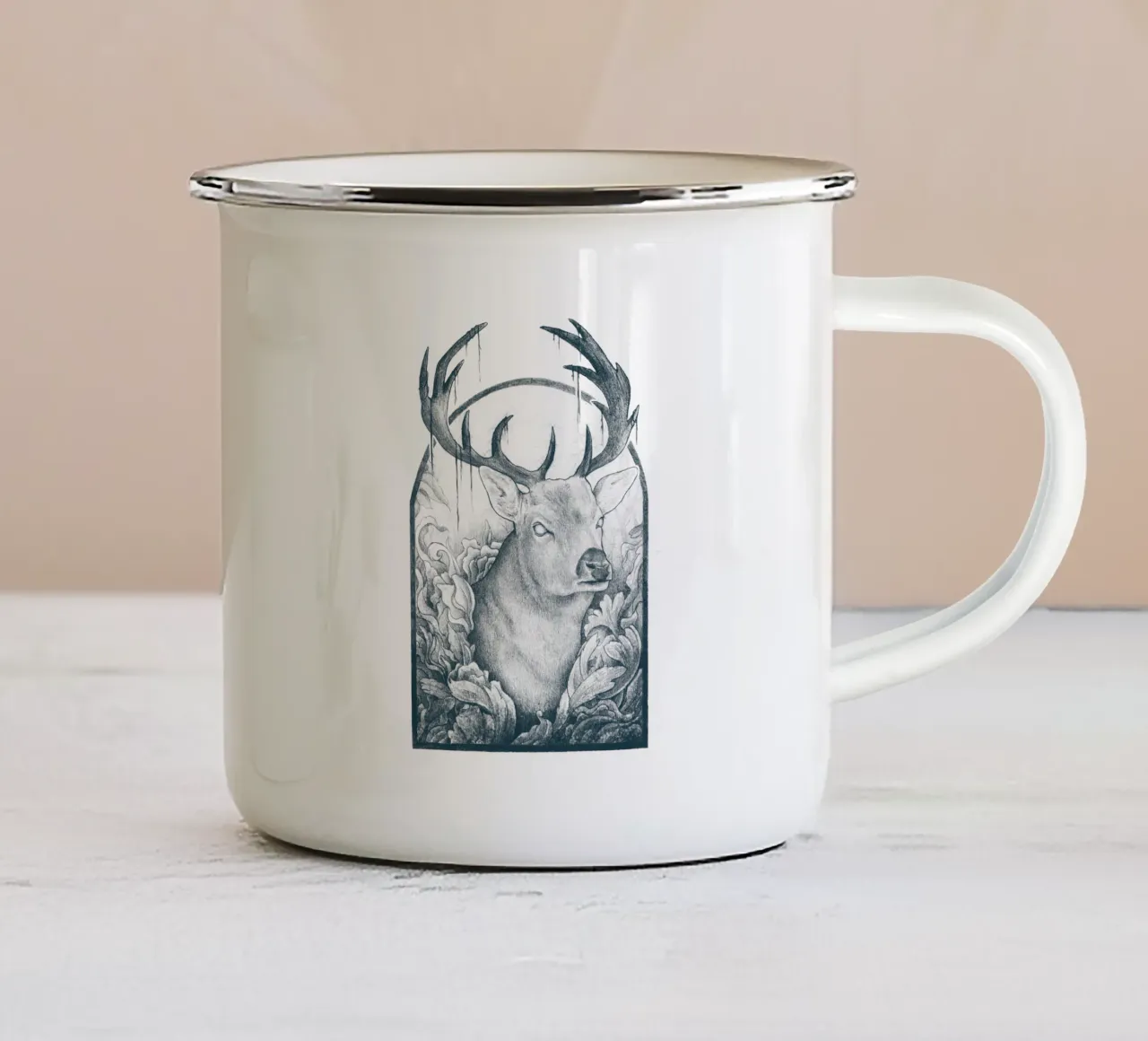 Anima perduta tazza in smalto da mikekoubou
